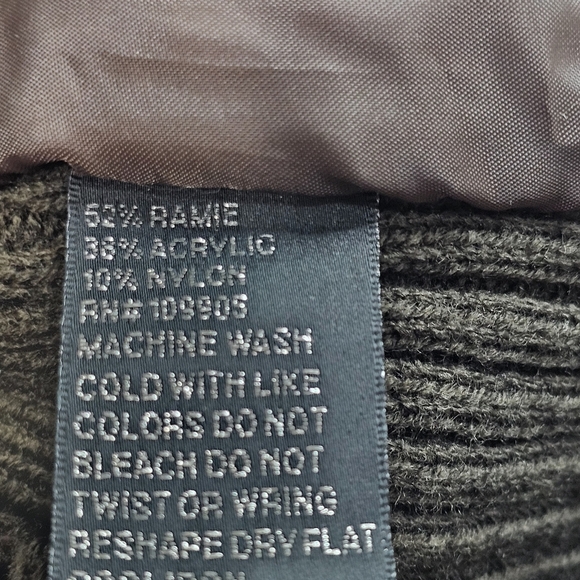 Essentials by Milano Leopard Print Ramie Jacket size L Brown Long Sleeve - Picture 4 of 8